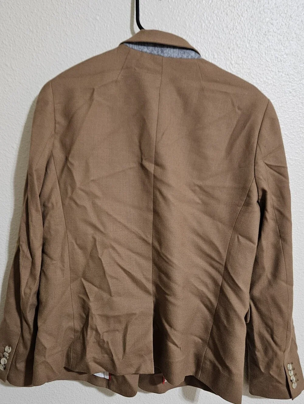 J Crew Regent Classic Wool Blend Brown Blazer Jacket